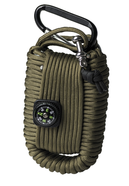 Набор для выживания тактический Mil-Tec На паракорде Олива PARACORD SURVIVAL KIT LARGE OLIV (16027701) - изображение 1