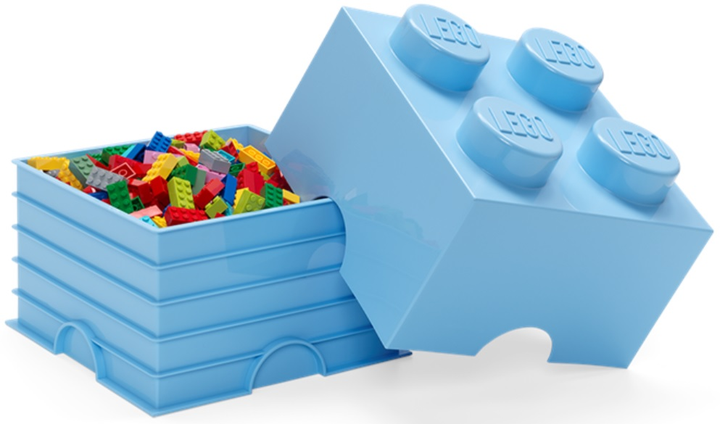 Контейнер для зберігання LEGO Storage Brick 4 Блакитний (40031736) - зображення 2