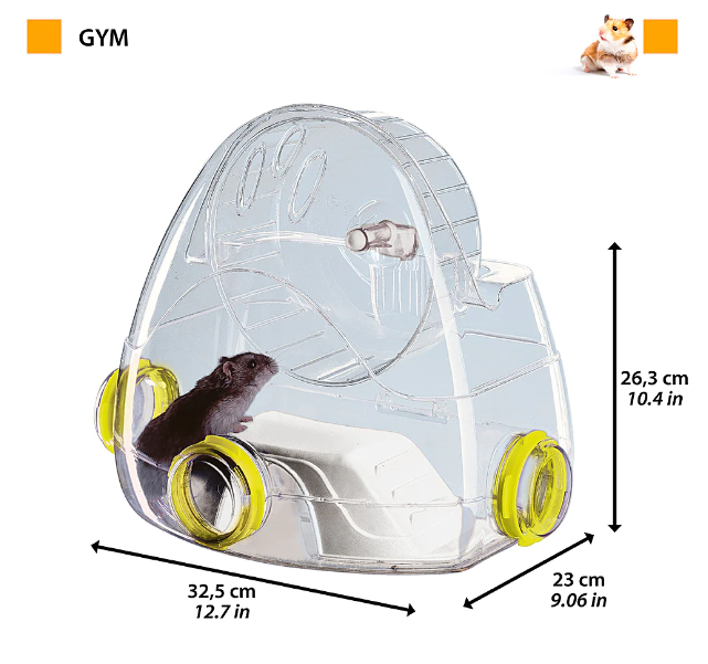 Модульный домик для хомяков Ferplast Gym FPI 4824 32.3x23x26.3 см 84824099 - Фото 2 Модульный домик для хомяков Ferplast Gym FPI 4824 32.3x23x26.3 см 84824099 - изображение 2