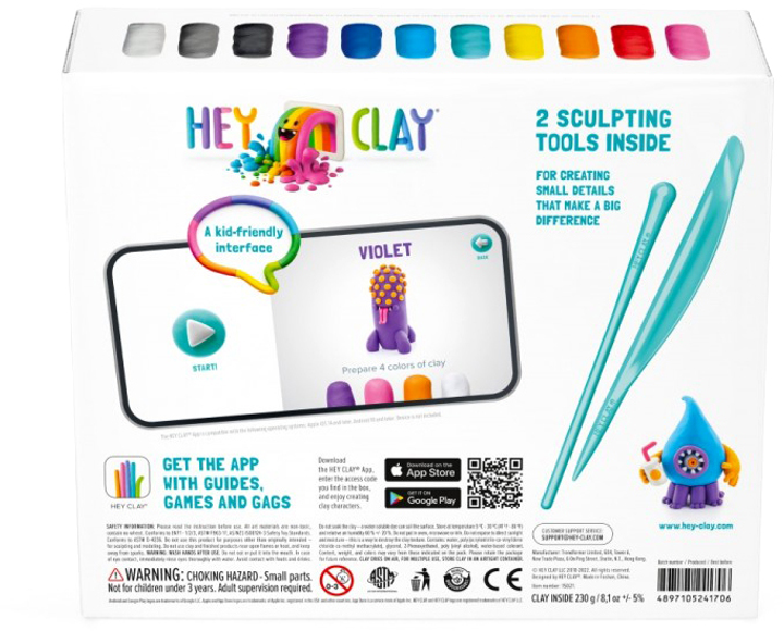 Пластична маса Hey Clay Beasts 15 шт (5904754607117) - зображення 2