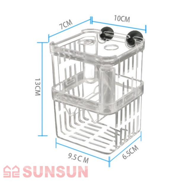 Отсадник для нереста рыб SunSun SX-14 10х7х13 см - изображение 3