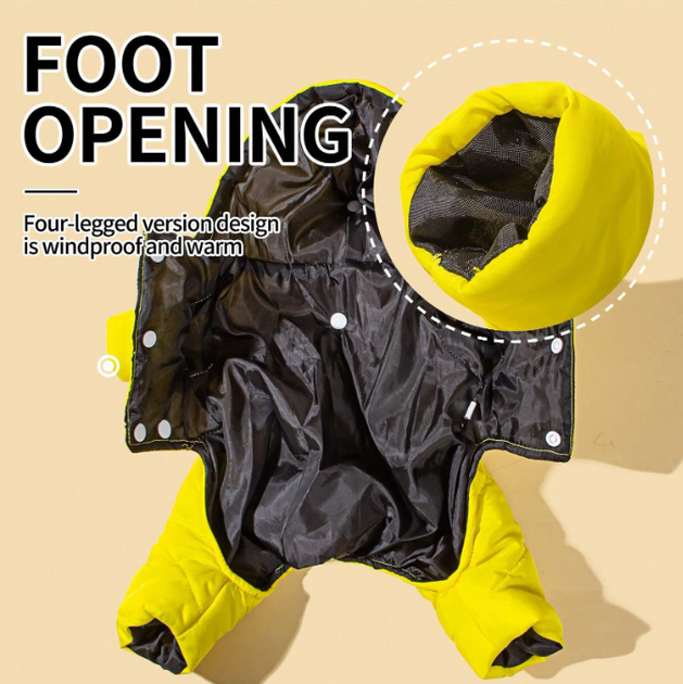 Комбинезон для собак и котов EcoToys Yellow S желтый A: 24 см B: 32 см C: 28 см 6927 - Фото 8 Комбинезон для собак и котов EcoToys Yellow S желтый A: 24 см B: 32 см C: 28 см 6927 - изображение 8