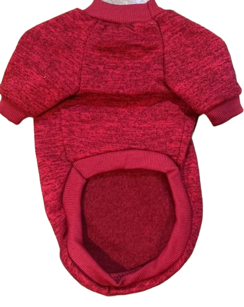 Кофта для собак и котов EcoToys Rose S рябая малиновая A: 25 см B: 34 см C: 20 см 7136 - изображение 2