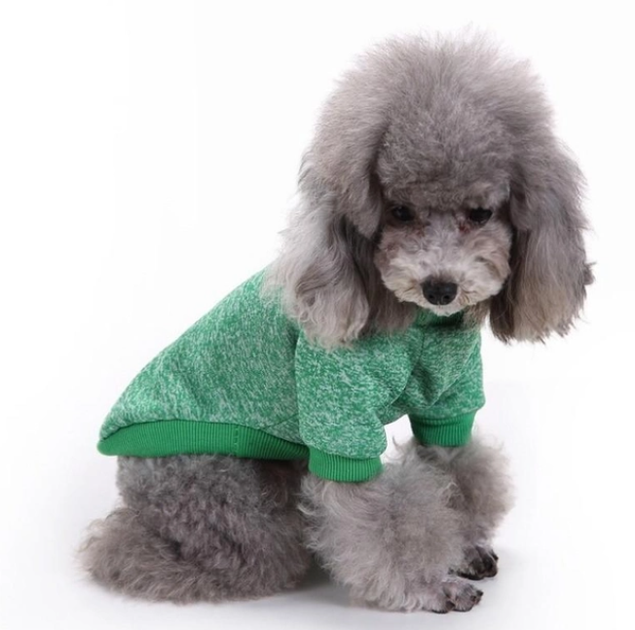 Кофта для собак и котов EcoToys Green XS рябая зеленая A: 20 см B: 31 см C: 19 см 7068 - изображение 4