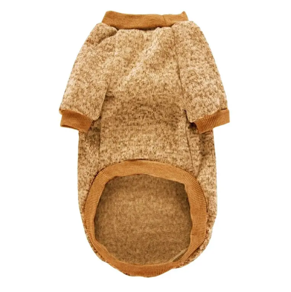 Кофта для собак та котів EcoToys Coffe XS ряба кавова A: 20 см B: 31 см C: 19 см X-7080 - Фото 2 Кофта для собак та котів EcoToys Coffe XS ряба кавова A: 20 см B: 31 см C: 19 см X-7080 - зображення 2