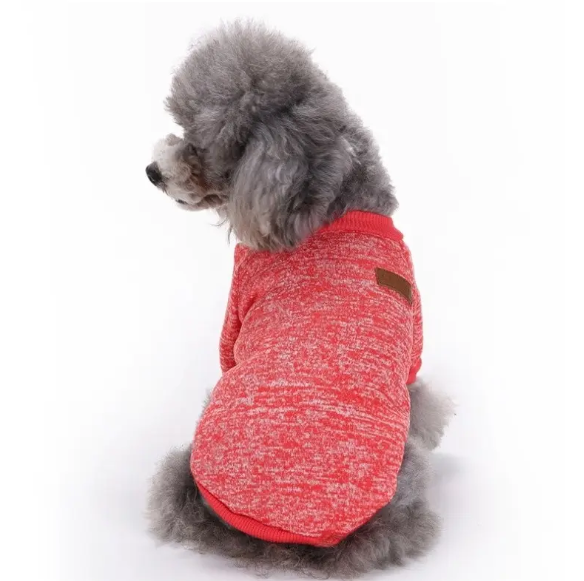 Кофта для собак и котов EcoToys Red S рябая красная A: 25 см B: 34 см C: 20 см 7105 - Фото 5 Кофта для собак и котов EcoToys Red S рябая красная A: 25 см B: 34 см C: 20 см 7105 - изображение 5