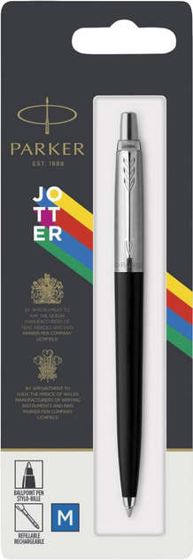 Długopis Parker Jotter Original Ballpoint Pen Medium Black Barrel Niebieski (3026980968731) - obraz 1