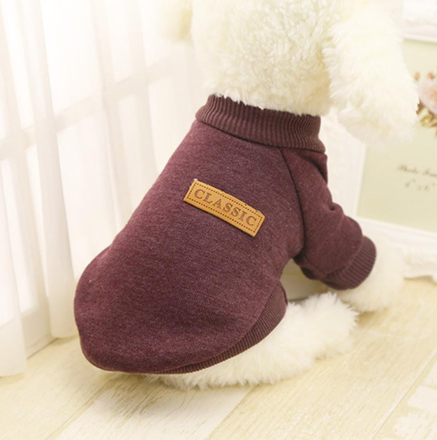 Кофта для собак и котов EcoToys Burgundy XS рябая бордовая A: 20 см B: 33 см C: 16 см X-7123 - Фото 6 Кофта для собак и котов EcoToys Burgundy XS рябая бордовая A: 20 см B: 33 см C: 16 см X-7123 - изображение 6