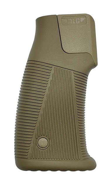 Пистолетная рукоятка DLG Tactical (DLG-182) для AR-15 (полимер) обрезиненная, койот - изображение 1