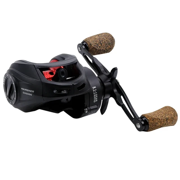 Мультипликаторная катушка Bait Casting Reel под левую руку, Kalipso, 8,1:1, 17+1bb - изображение 2