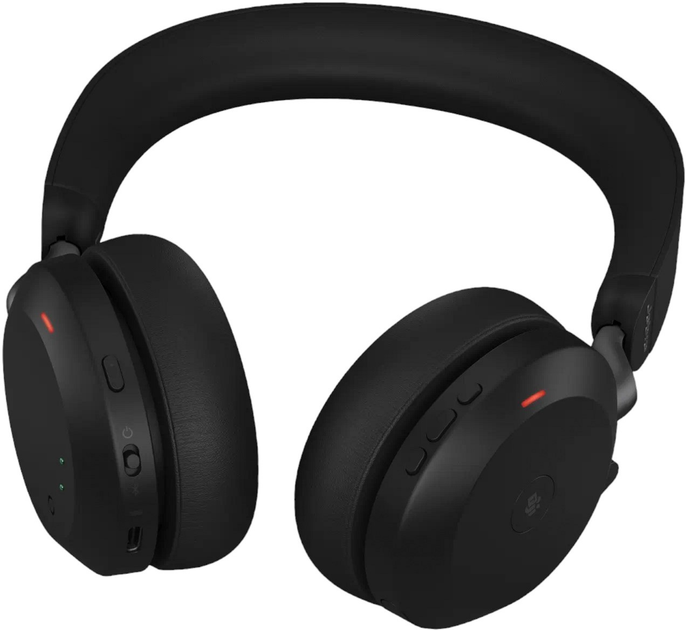 Навушники Jabra Evolve2 75 USB-C MS Teams with Desk Stand Black (27599-999-889) - зображення 6
