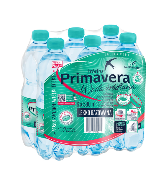 Упаковка мінеральної слабогазованої води Primavera 0.5 л х 6 шт від Rozetka на платформі USKIDKA Акція на Упаковка мінеральної слабогазованої води Primavera 0.5 л х 6 шт від Rozetka