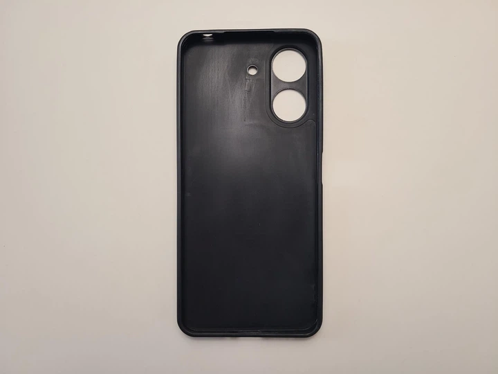 Чехол TPU Matte для Xiaomi Redmi 13C бампер черный - изображение 2