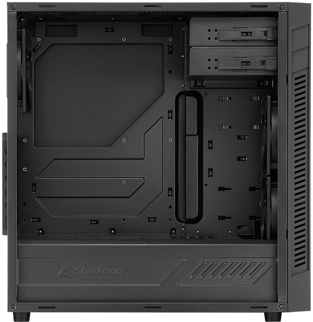 Корпус Sharkoon S25-V Black - зображення 5