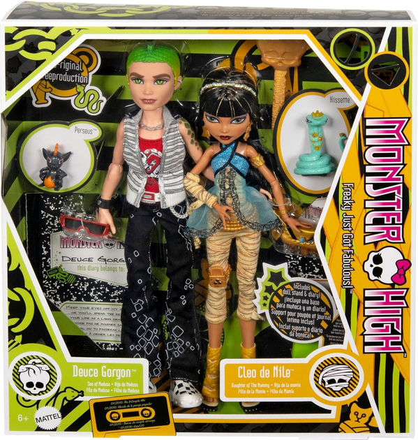 Monster High Cleo De Nile and Deuce Gorgon Booriginal Монстер Хай Клео ...