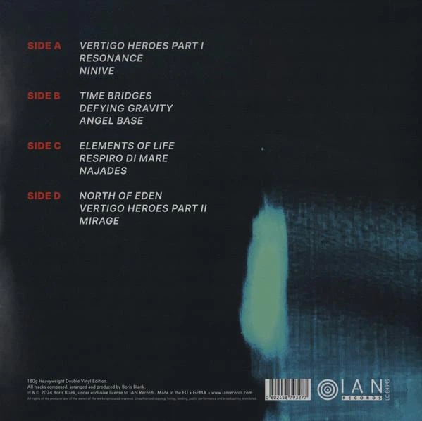 BORIS BLANK – Resonance (2LP, Germany) - Фото 2 BORIS BLANK – Resonance (2LP, Germany) - изображение 2