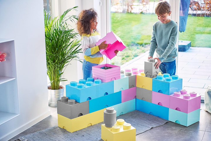 Pojemnik do przechowywania LEGO Storage Brick Drawer 4 z szufladą Szary (40051740) - obraz 9