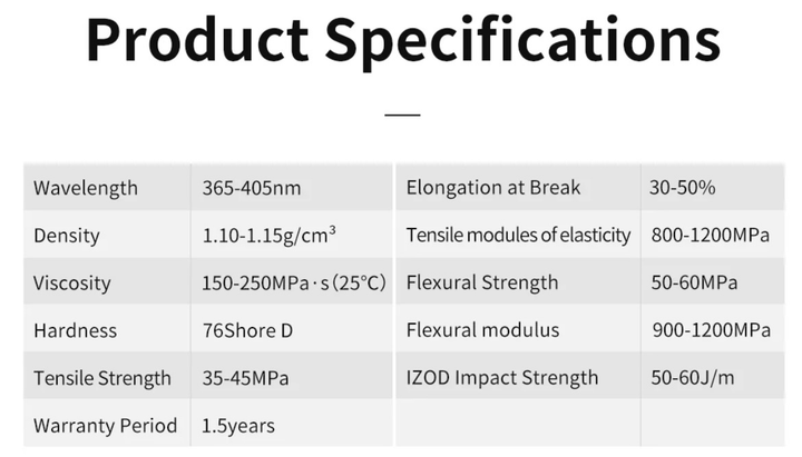 Elastyczna i mocna żywica Anycubic dla drukarki 3D Biała 0.5 l (SRXWH-05A) - obraz 2