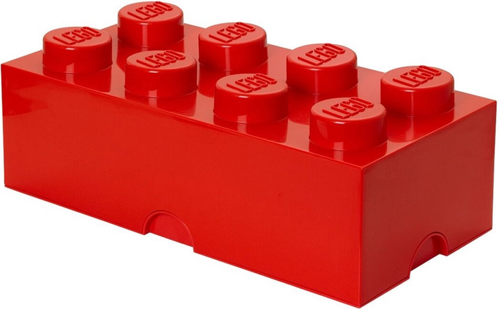 Контейнер у формі блоку LEGO Storage Brick 8 Червоний (40041730) - зображення 1