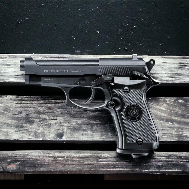 Пневматичний пістолет Umarex Beretta Mod. 84 FS Blowback (З ЗАТВОРНОЮ ЗАТРИМКОЮ) - зображення 1