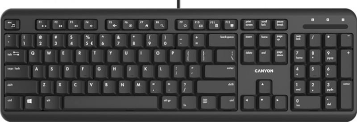 Клавіатура Canyon CNS-HKB02-RU Black USB - изображение 1
