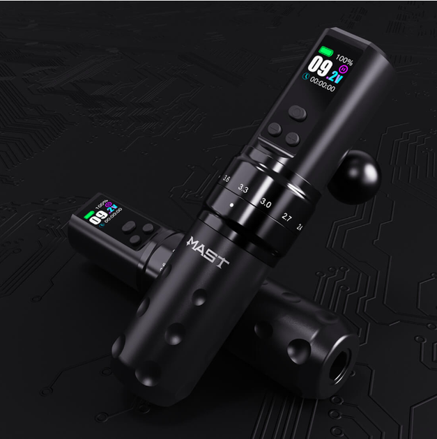 Машинка для татуажу Mast Fold 2 Pro WQP-075 з додатковим блоком - Фото 2 Машинка для татуажу Mast Fold 2 Pro WQP-075 з додатковим блоком - изображение 2