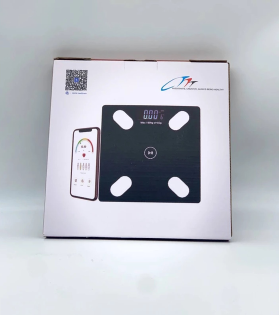 Умные напольные Smart Bluetooth фитнес весы v6185 смарт-весы с приложением Scale до 180 кг - изображение 9