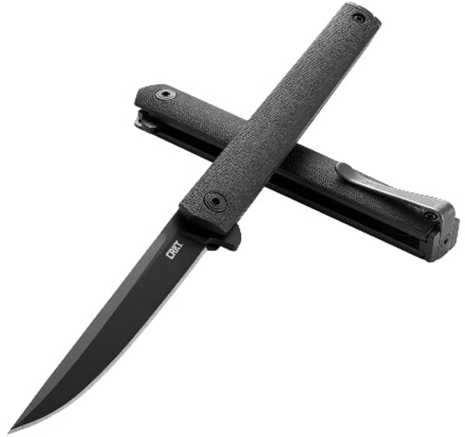 Нож CRKT CEO Black флиппер Чёрный (7097K) - изображение 1
