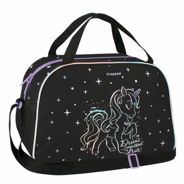 Сумка на плече StarPak Unicorn Holograf 39 x 16 x 27 см (5905523616620) - зображення 1