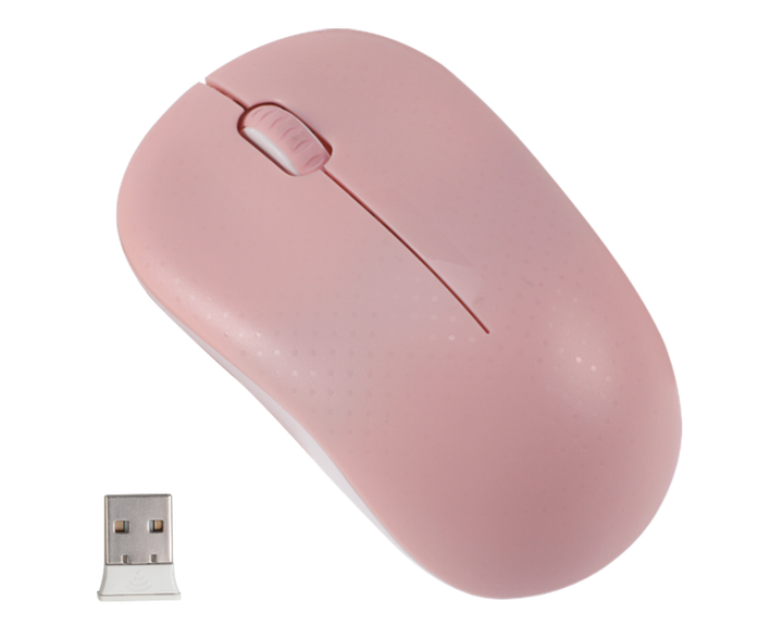 Мышка беспроводная оптическая MEETION 2.4G MT-R545 Розовый - изображение 3