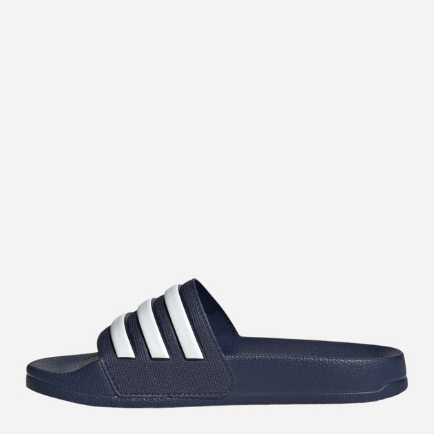 Жіночі шльопанці для пляжу adidas Adilette Shower K IF5978 37 Темно-сині з білим (4066759575516) - зображення 3