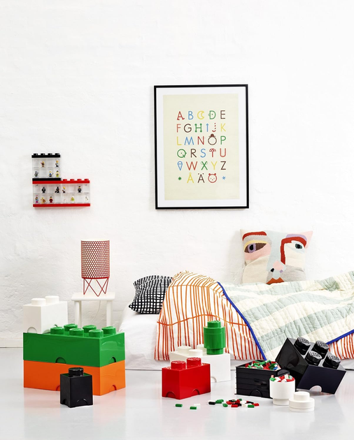 Pojemnik w kształcie klocka LEGO Storage Brick 8 Pomarańczowy (40041760) - obraz 5