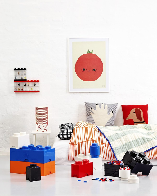 Pojemnik w kształcie klocka LEGO Storage Brick 8 Pomarańczowy (40041760) - obraz 7
