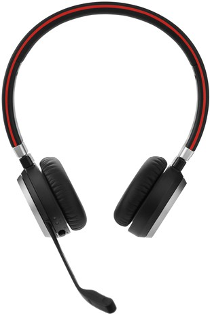 Навушники Jabra Evolve 65 SE Link380a MS Stereo with Charging Stand Black (6599-833-399) - зображення 2