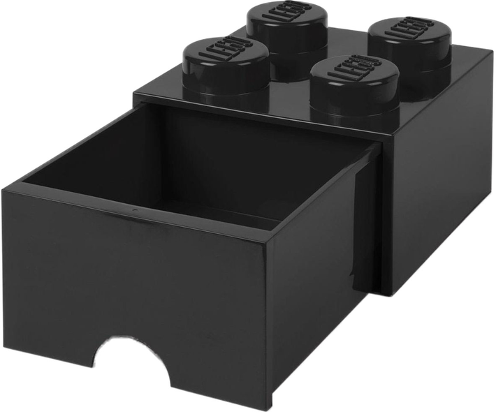 Контейнер для зберігання LEGO Storage Brick Drawer 4 з висувним ящиком Чорний (40051733) - зображення 2