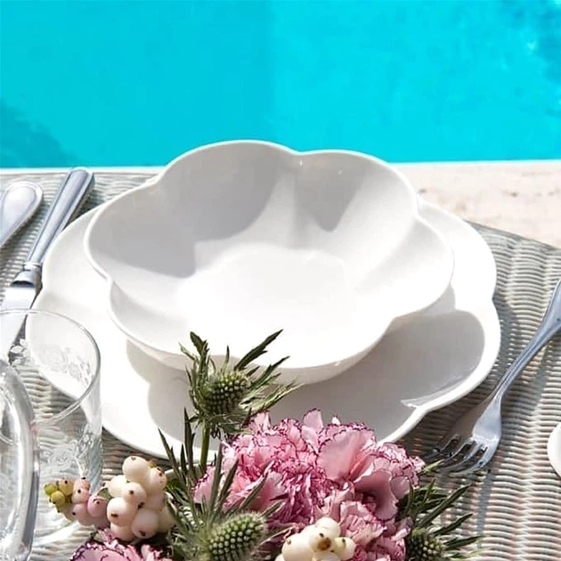 Zestaw talerzy La Porcellana Bianca Villadeifiori porcelana 6 szt (8027549083952) - obraz 7