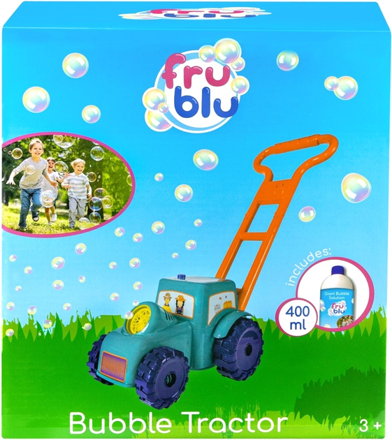 Набір для бульбашок Tm Toys Fru Blu трактор + рідина 400 мл (5904754603973) - зображення 2