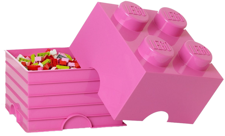 Контейнер для хранения LEGO Storage Brick 4 Розовый (40031739) – фото ...