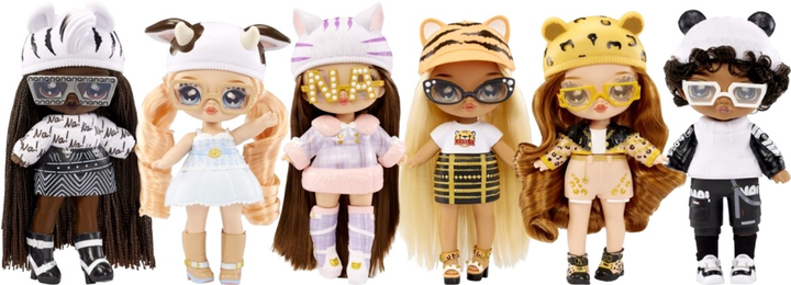 Lalka Na! Na! Na! Surprise Zebra Girl Miłe w dotyku Fuzzy Surprise 17 cm (0035051591948) - obraz 5