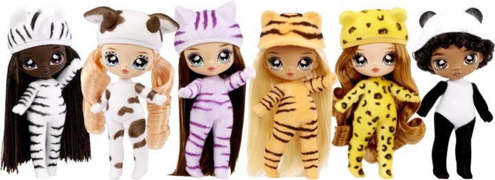 Lalka Na! Na! Na! Surprise Zebra Girl Miłe w dotyku Fuzzy Surprise 17 cm (0035051591948) - obraz 6