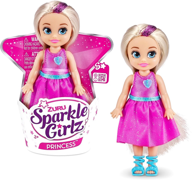 Набір ляльок Zuru Sparkle Girlz Принцеса 11 см 48 штук (5903076514233) - зображення 5