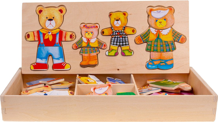 Ukladanka drewniana Smily Play 4 misie (5905375835941) - obraz 4