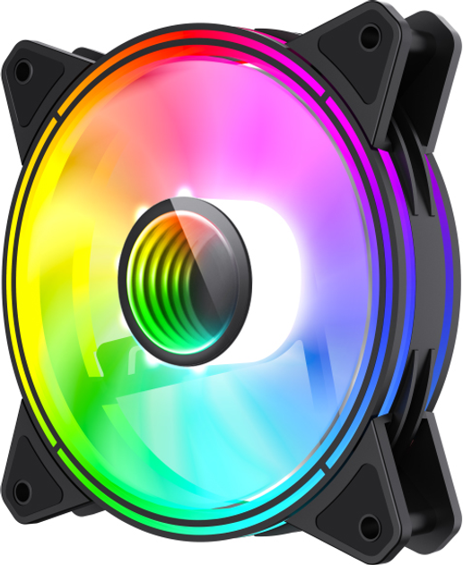 Кулер GameMax FN-12Rainbow-Q-Infinity Black - изображение 1