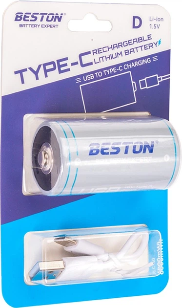 Акумулятор Beston D 1.5V 4000mah Li-ion (DLC-40) (AA620302) - зображення 4