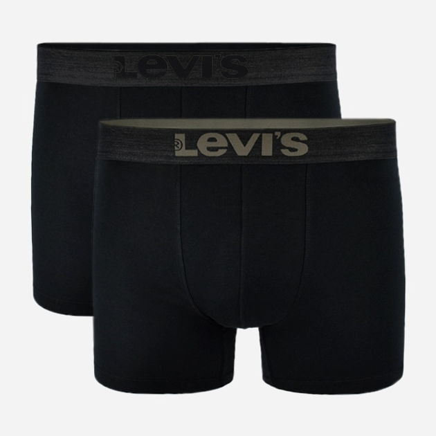 Zestaw majtek szorty męski Levi's 701203923-002 L 2 szt Czarny (8720245183826) - obraz 1