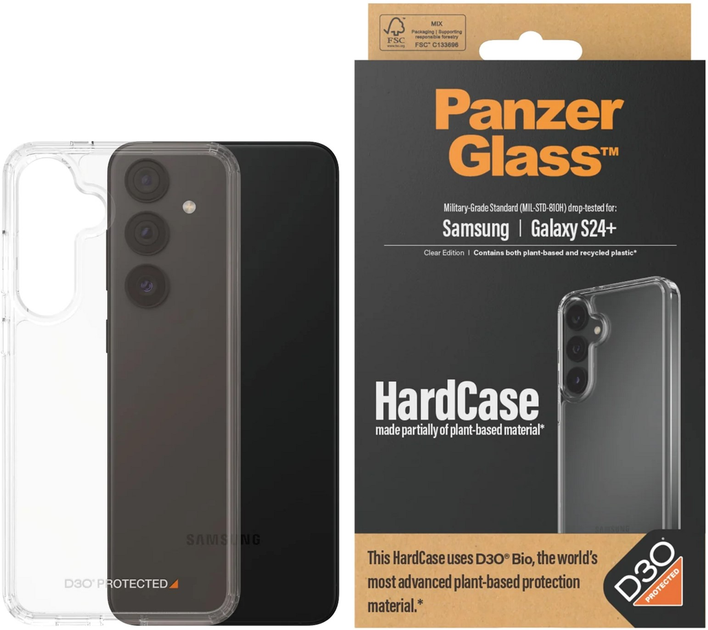 Чохол Panzer Glass HardCase with D3O для Samsung Galaxy S24 Plus Transaprent (5711724012112) - зображення 3