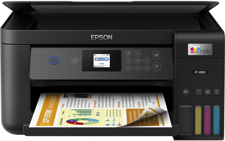 БФП Epson EcoTank ET-2850 Wi-Fi (C11CJ63405) - зображення 2