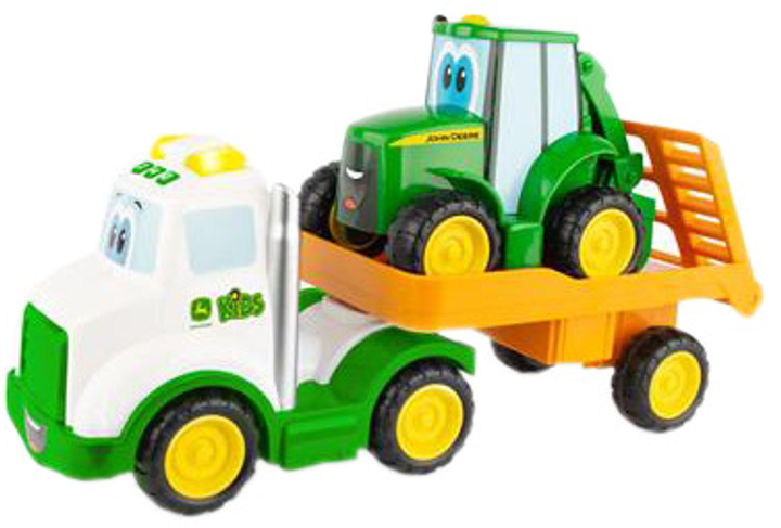 Тягач і Трактор Tomy John Deere зі світлом і звуком (0036881472070) - зображення 2