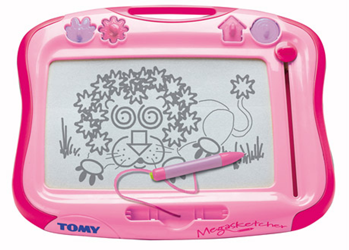 Magnetyczna tablica do rysowania Tomy Megasketcher różowa (5011666064843) - obraz 2