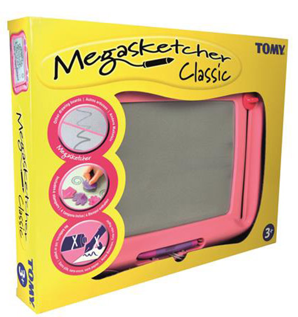 Magnetyczna tablica do rysowania Tomy Megasketcher różowa (5011666064843) - obraz 1